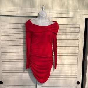 RACHEL Rachel Roy Red Long Sleeve Dress